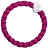 By Eloise Woven Silver Heart Magenta