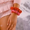 Slip slip pure silk assorted scrunchie cracker - scarlet