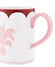 AQUAZZURA CASA JAIPUR MUG BORDEAUX AND PINK