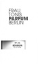 Frau Tonis Parfum No. 25 Bouquin 50 مل