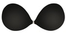 NOOD Push Up Adhesive & Reusable Backless, Strapless Bra Black Onyx / A