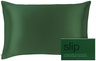 Slip slip pure silk queen pillowcase - moss green